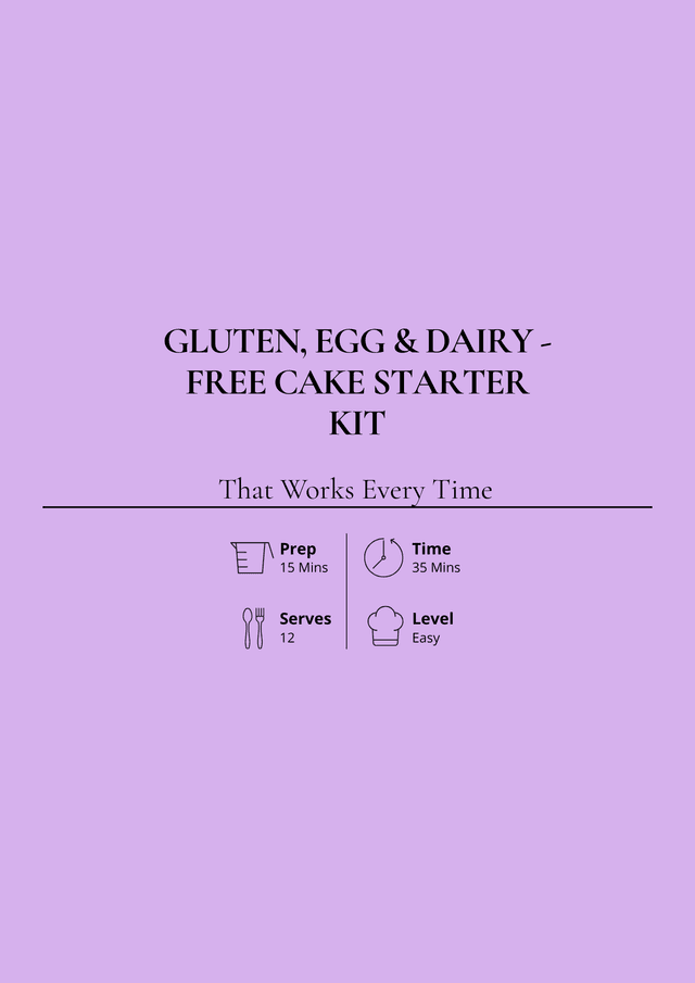 Gluten, Egg & Dairy-Free Cake Starter Kit